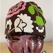 Kopfbedeckung, OP-Haube Modell Blumenprint zum Binden aus Baumwolle | Bild 4